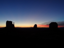 Sunrise at Monument Valley