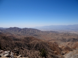 Vue sur la vallée de Palm Springs