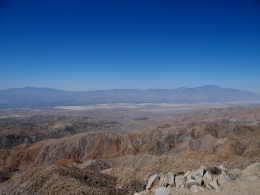 Vue sur la vallée de Palm Springs
