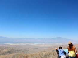 Vue sur la vallée de Palm Springs